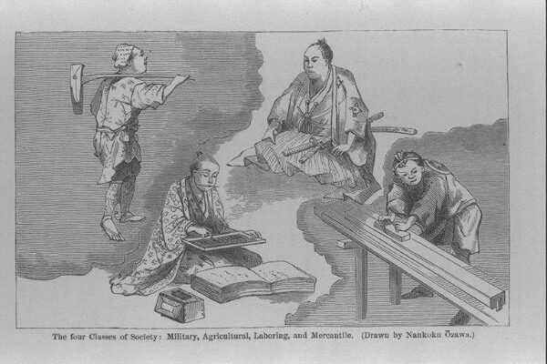 four classes of Edo society